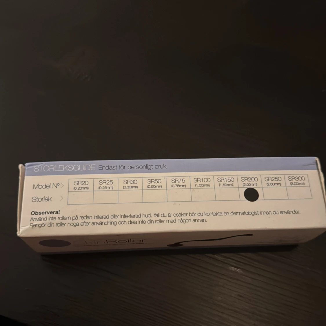 SkinRoller med 540 mikronålar - 2