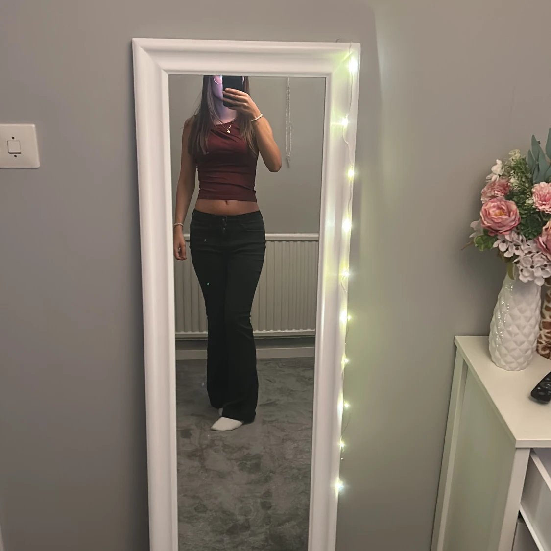 Svarta bootcut jeans från Veromoda  - 2