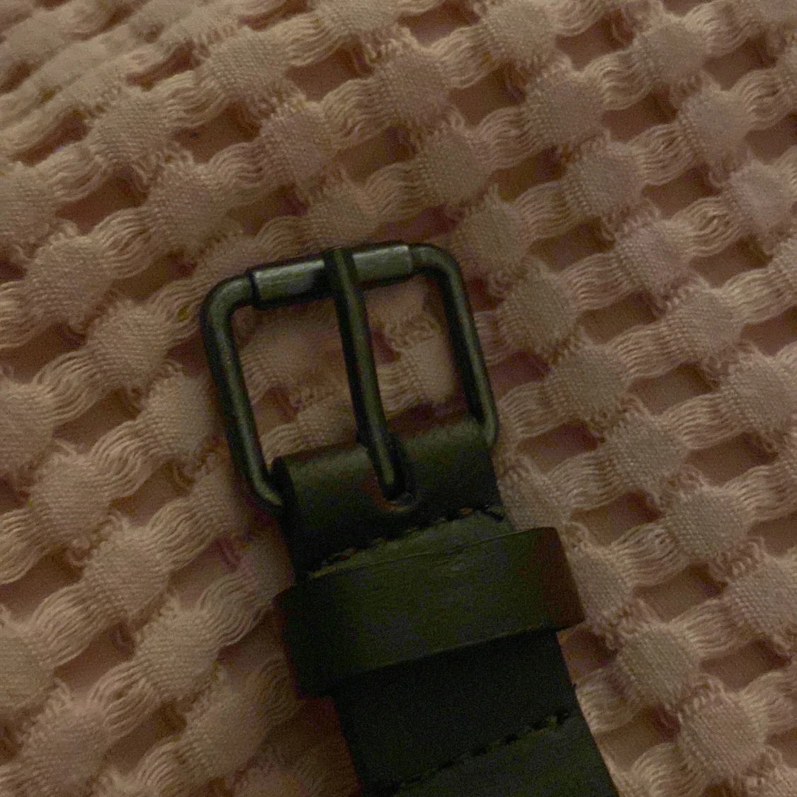 Svart klassiskt skärp i skinn - 1