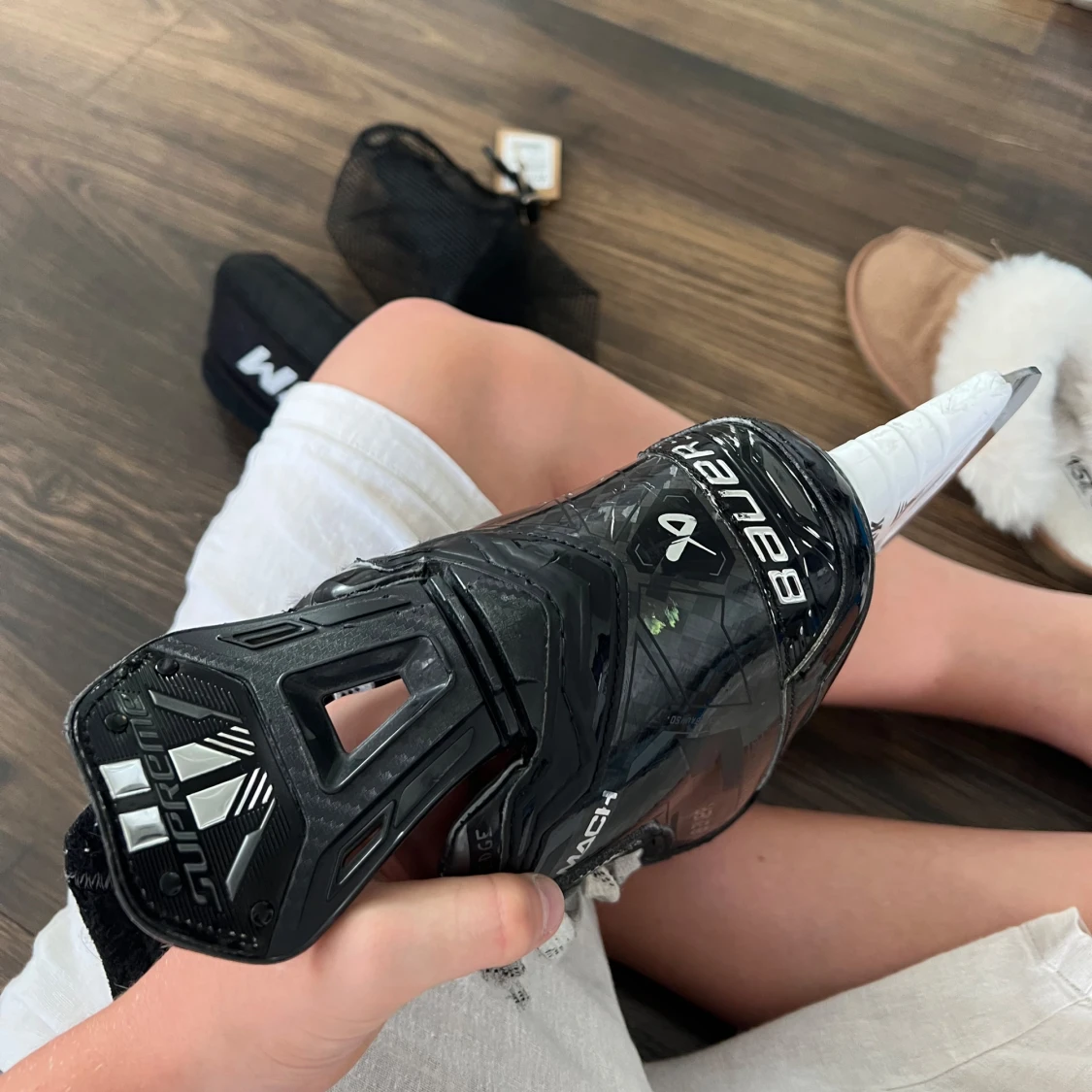 Bauer Supreme Mach skridskor svart/vit - 4