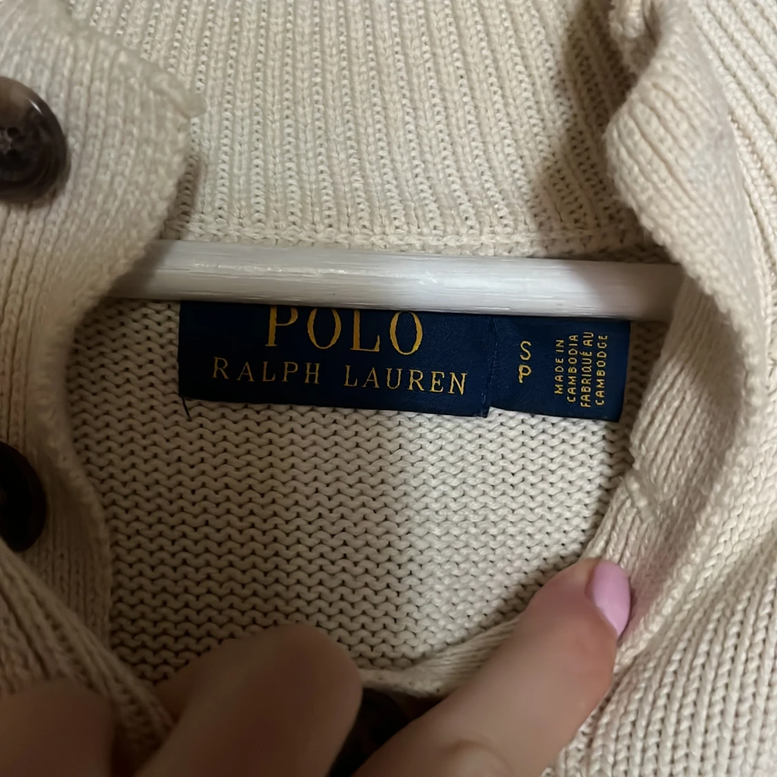 Beige stickad tröja Polo Ralph Lauren - 1