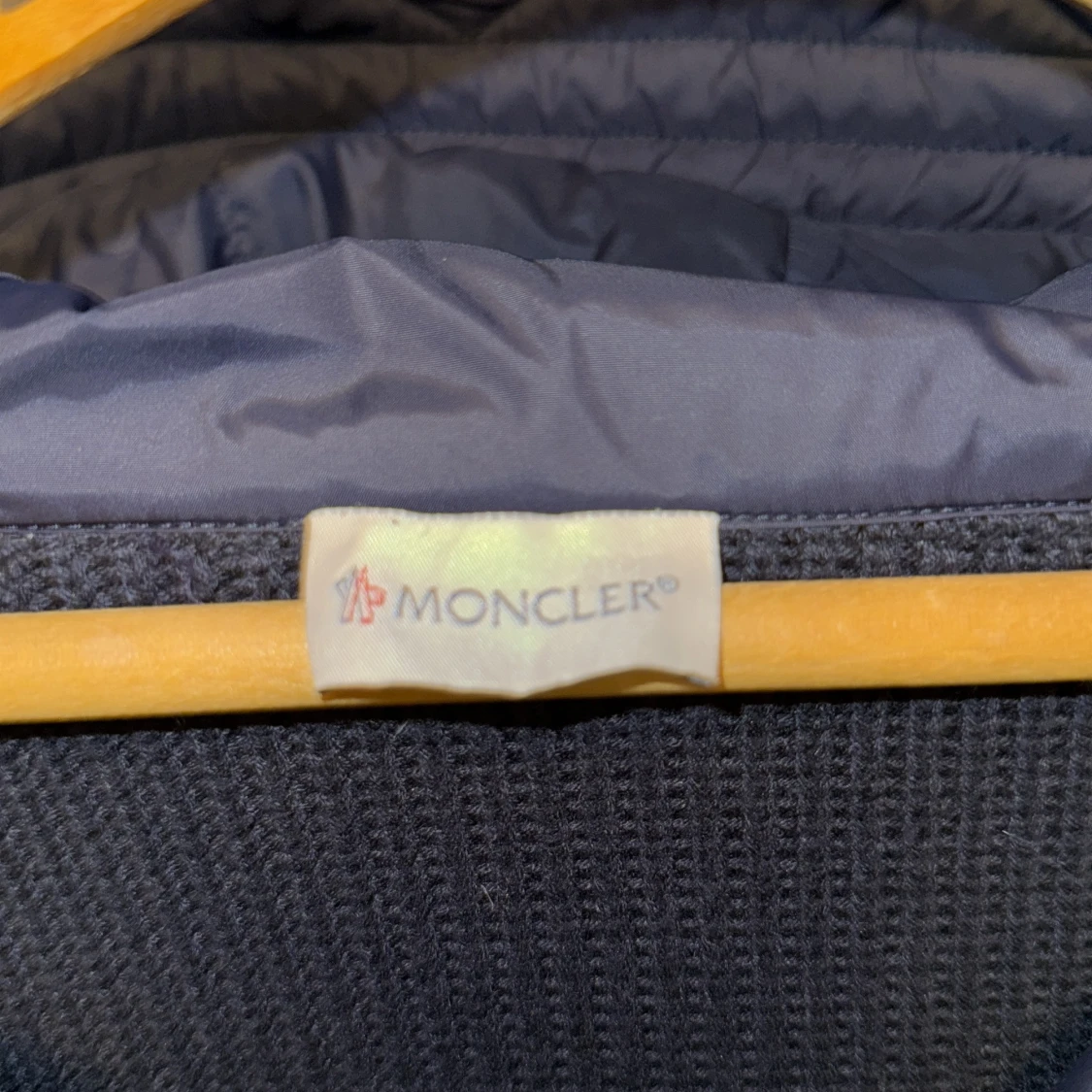 Svart Moncler cardigan med stickade ärmar - 2