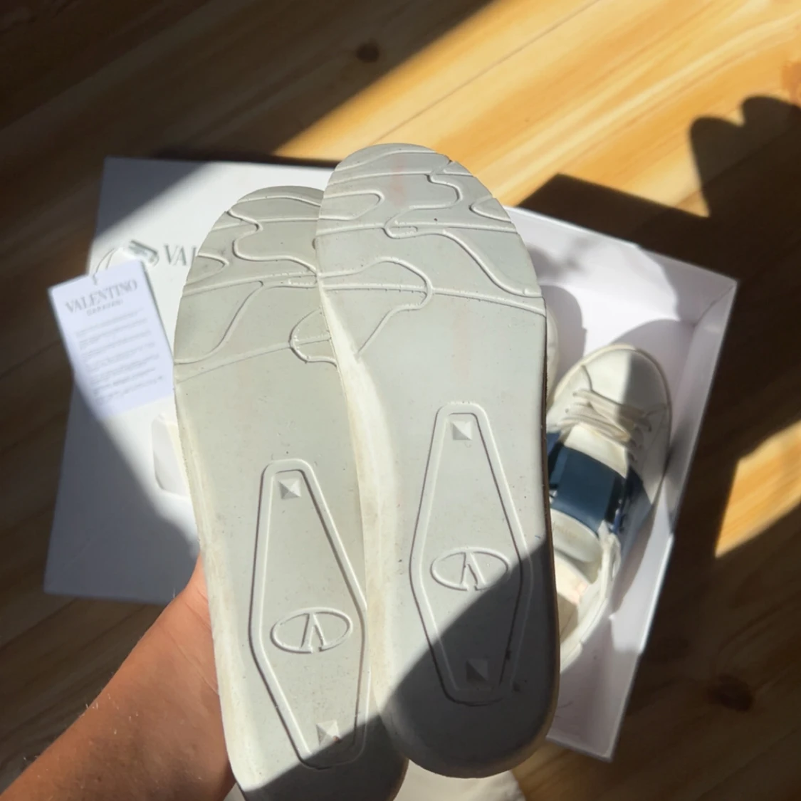 Valentino Garavani Open sneakers vit/blå - 1