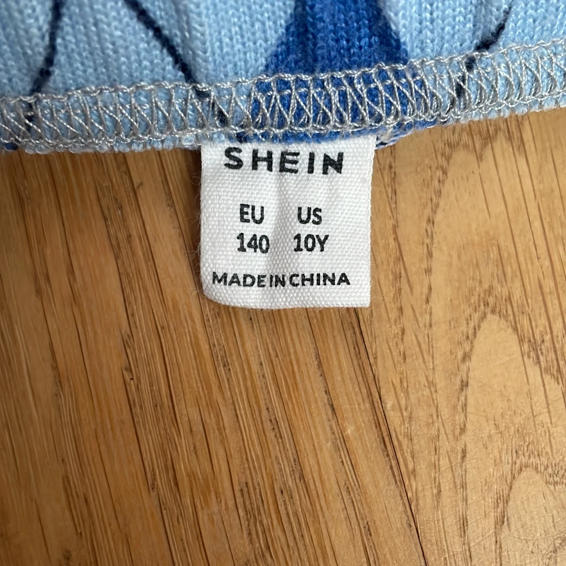 Blå rutig kjol från Shein - 2