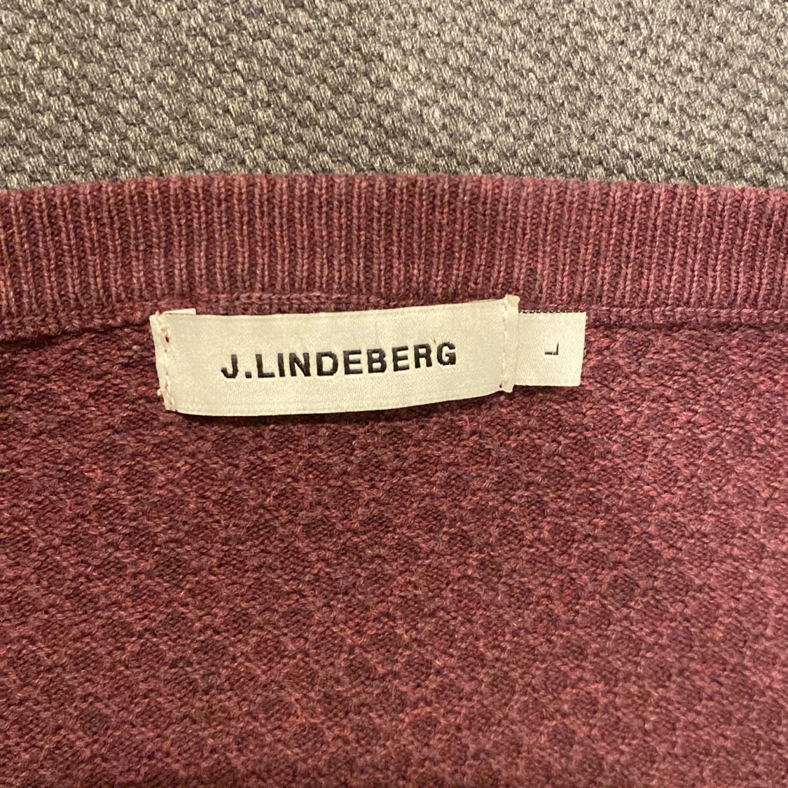 Vinröd tröja från J.Lindeberg - 3