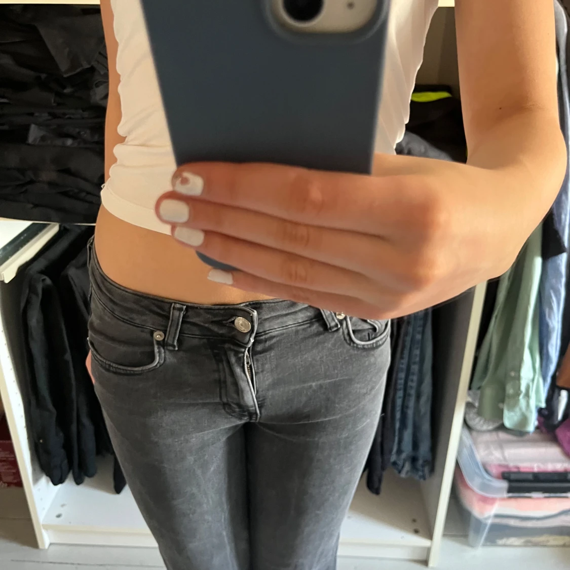 Svarta jeans
