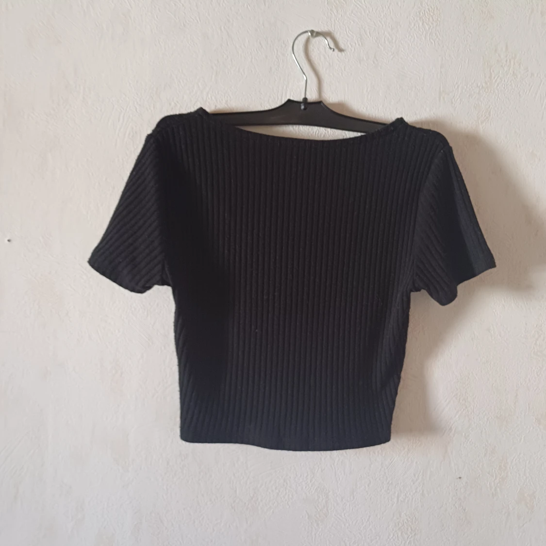 Svart ribbad topp från FB Sister - 2