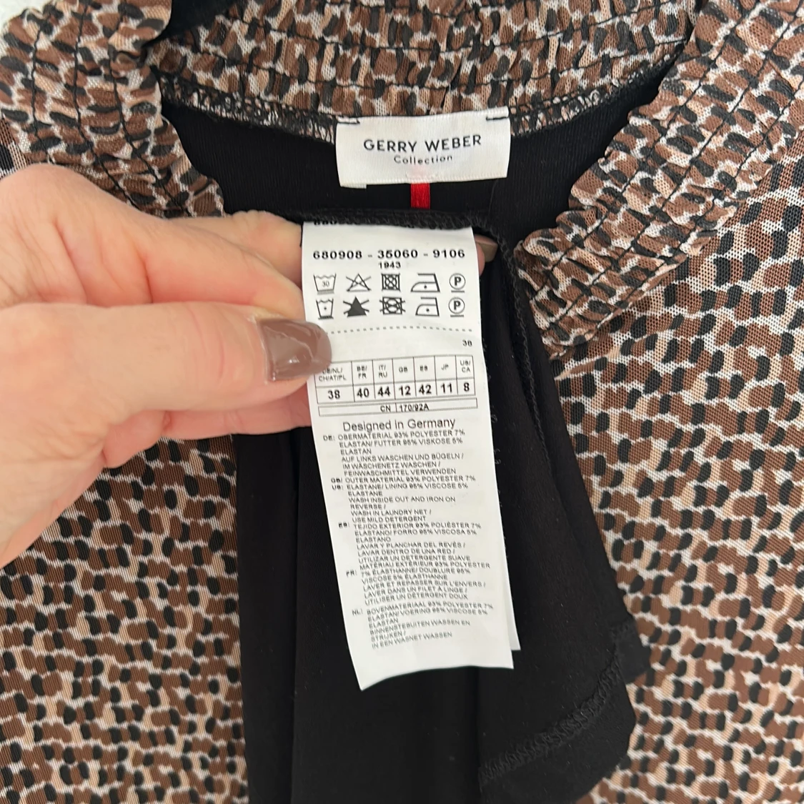 Mönstrad långklänning från Gerry Weber - 2