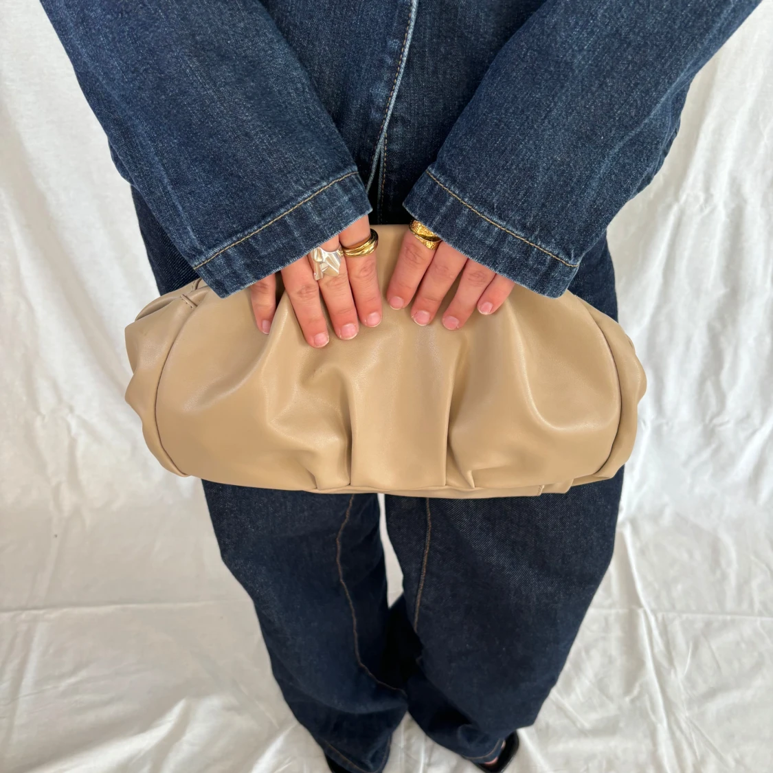 Beige clutch - 1
