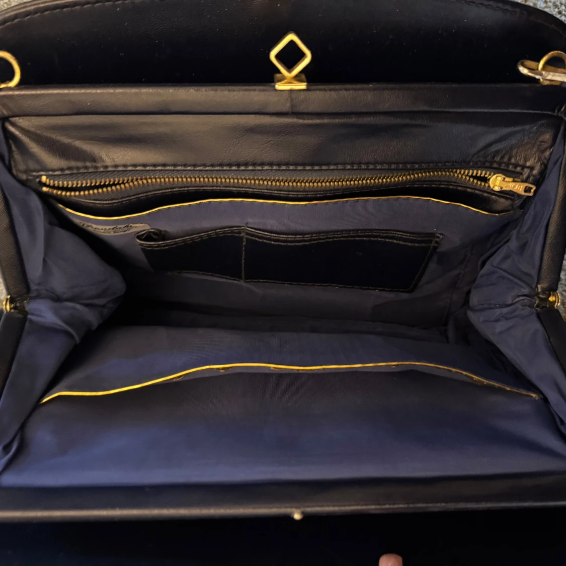 Blå axelväska  - 3