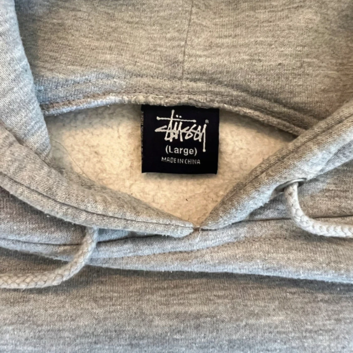 stussy @ harajuku tokyo grå hoodie - 3