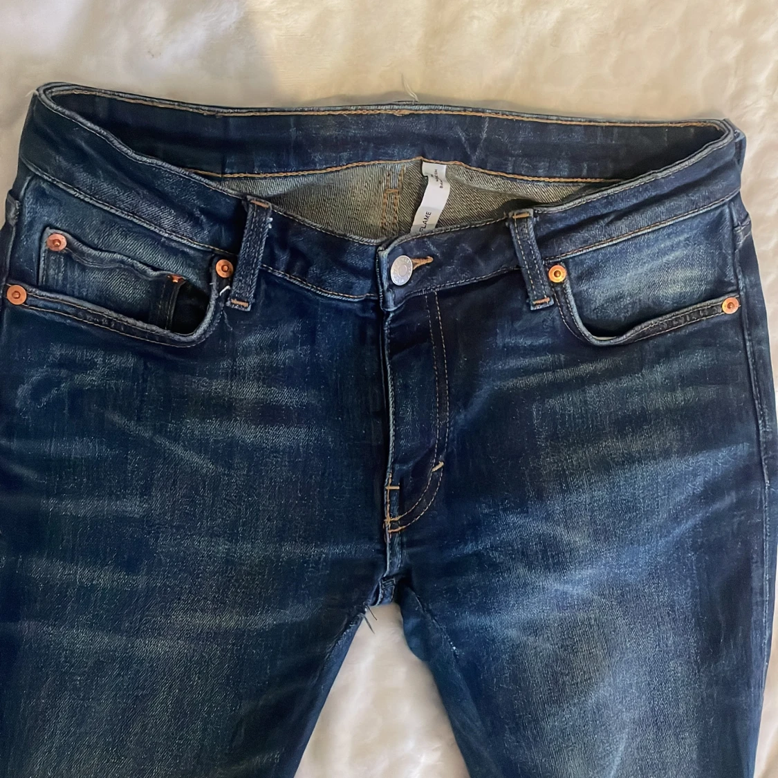 Lågmidjade jeans som är flared - 3