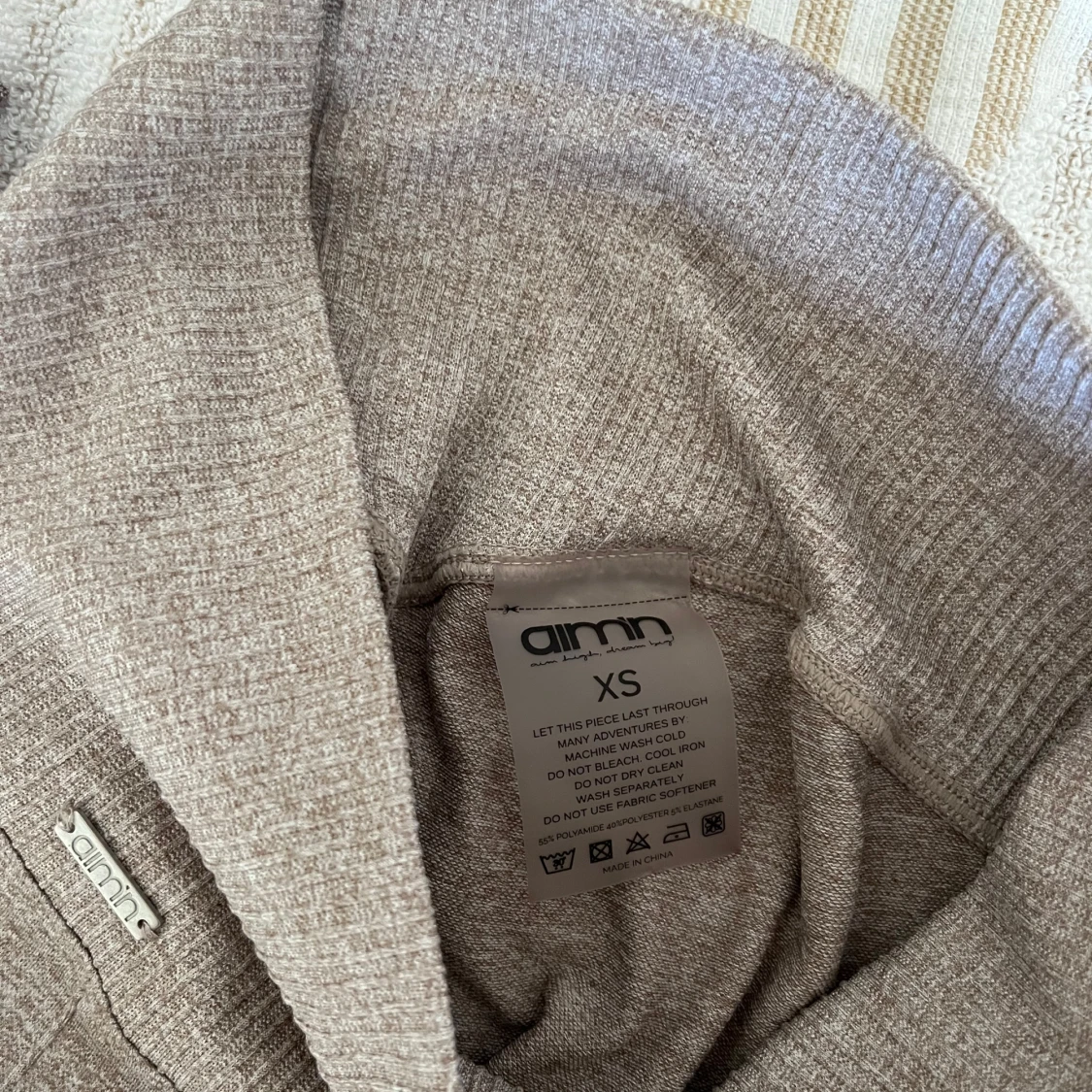 Beige  leggings från Aim'n - 3