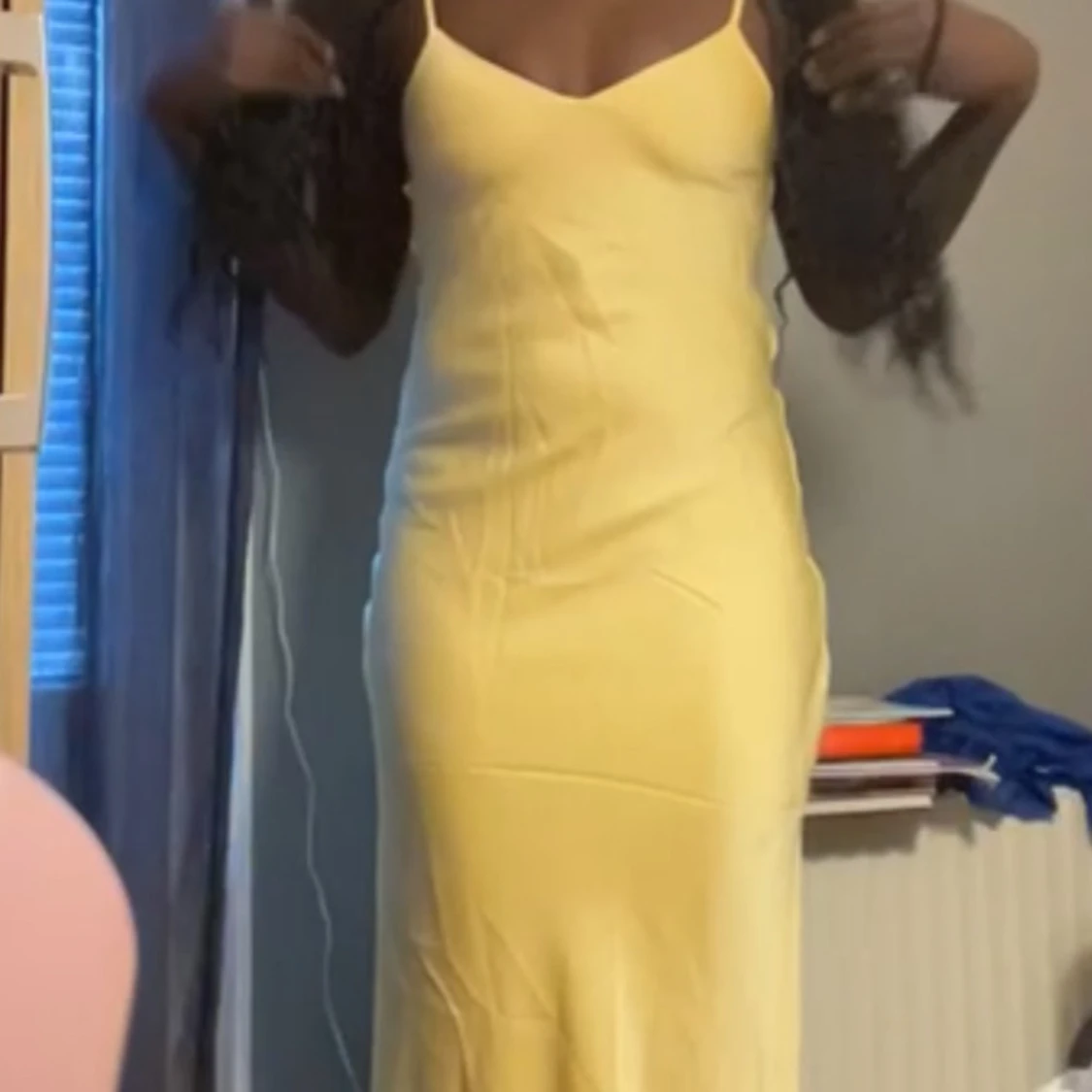 gul klänning - 4