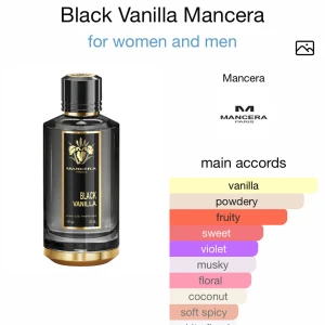 Mancera black vanilla parfym - Parfym från mancera i black vanilla. Endast testad 1 gång. 60ml💜💞