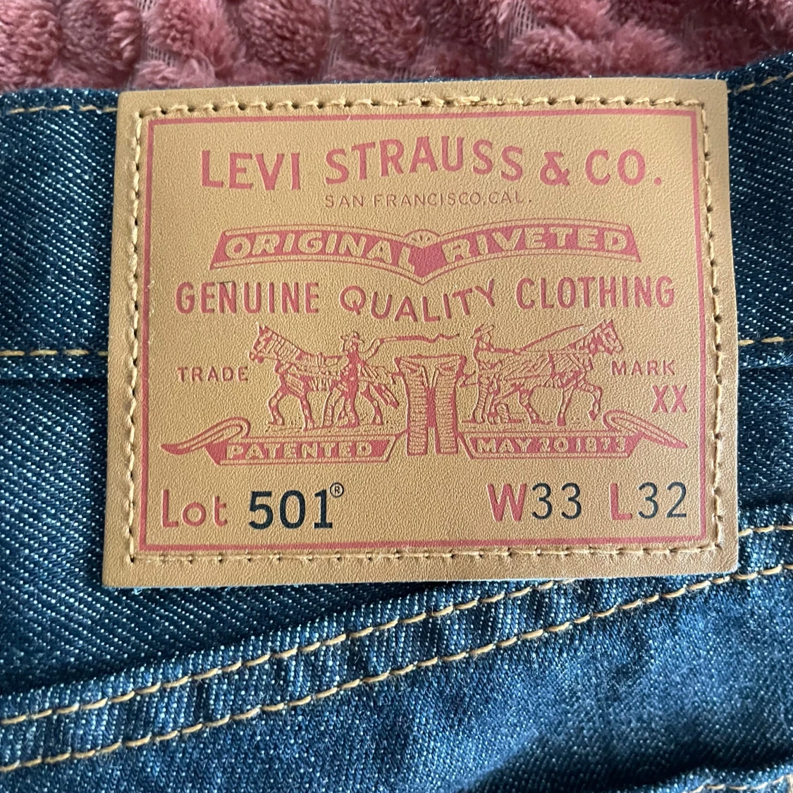 Levi's 501 mörkblå jeans W33 L32 - 2