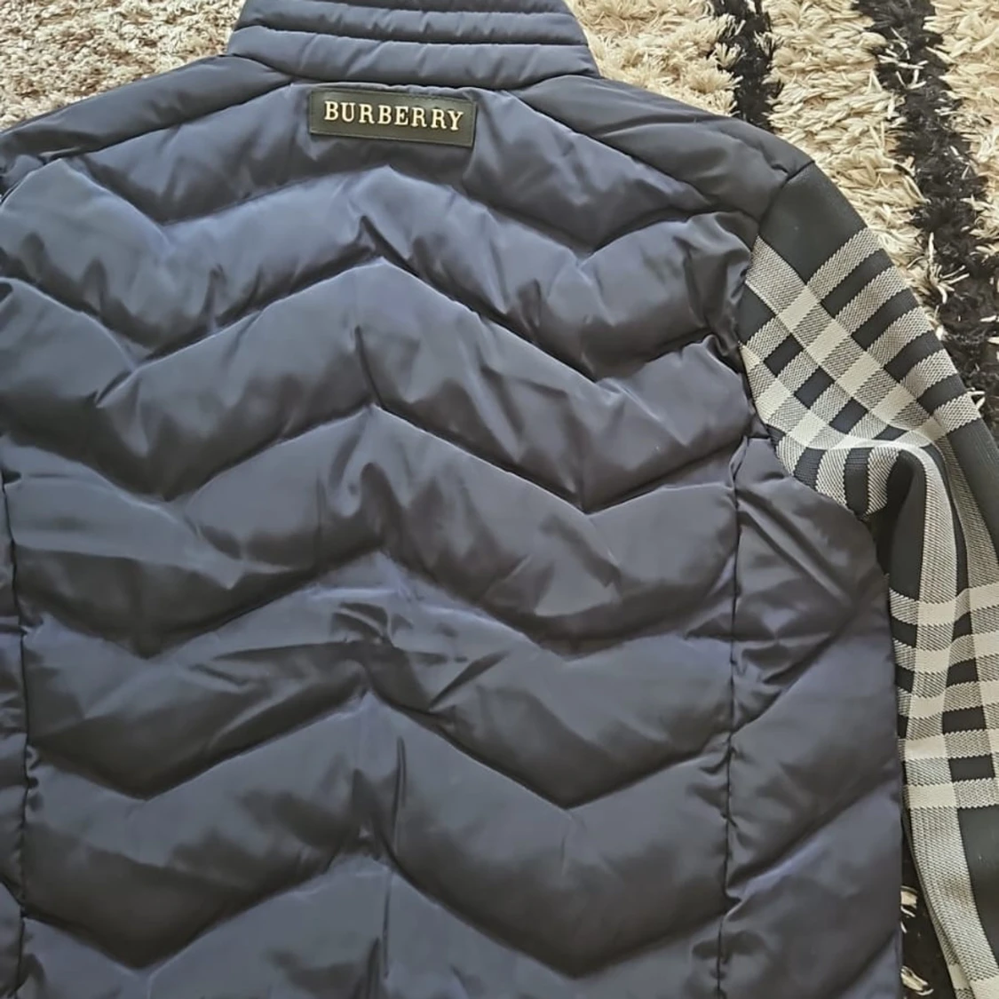 Blå pufferjacka  - 1