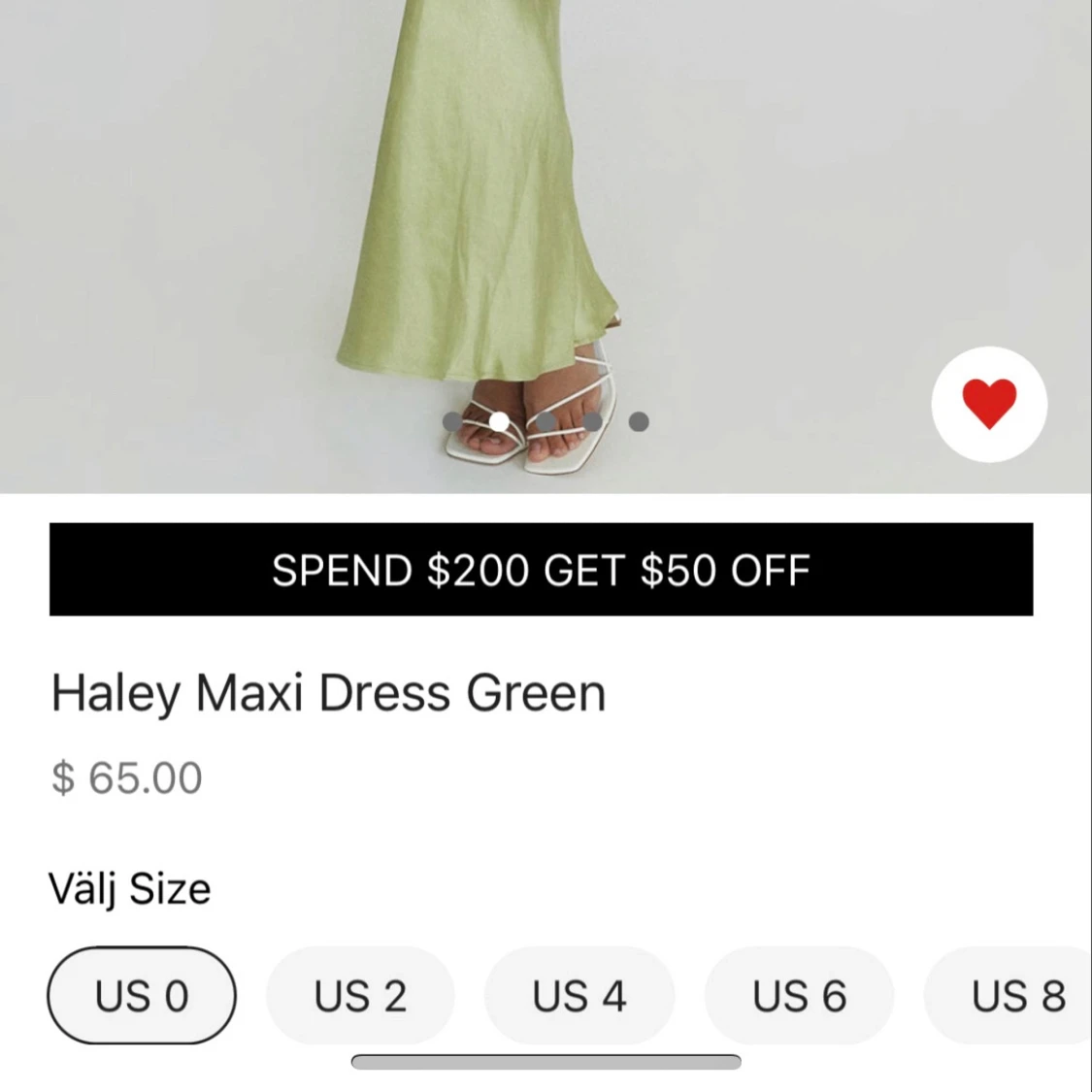 Haley grön långklänning i satin - 3