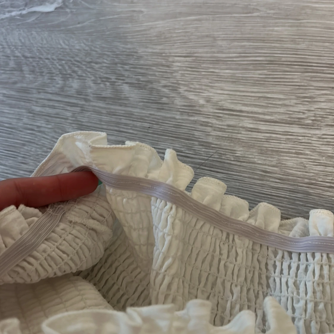 Vit volangkjol från SHEIN - 1