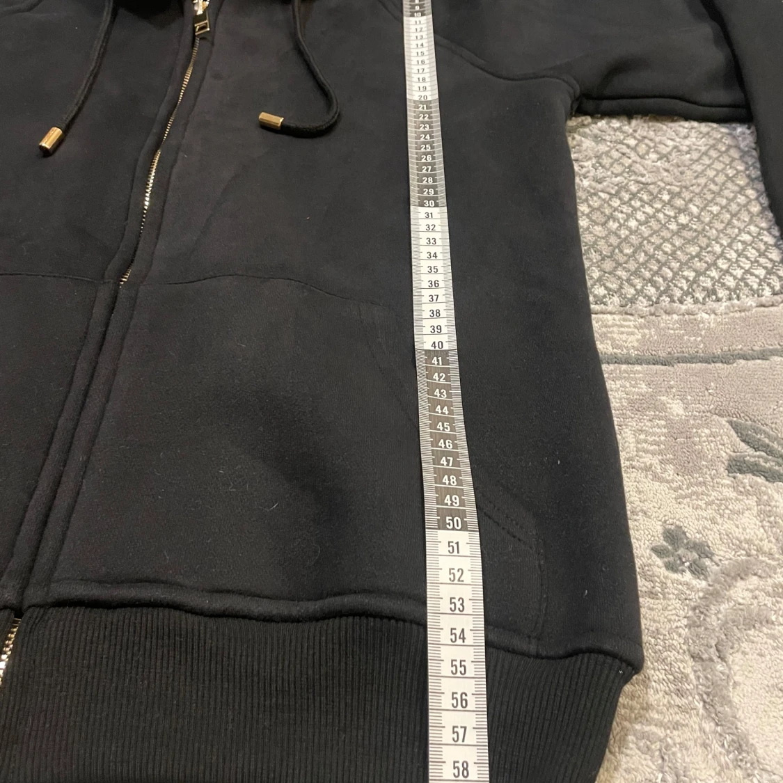 Svart burberry Zip Up Hoddie - 2