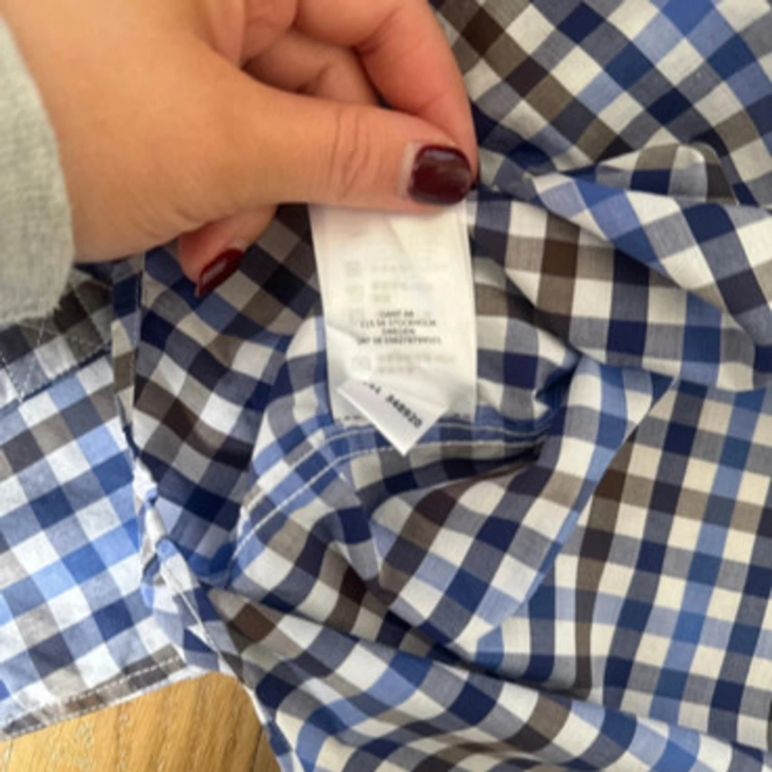 Blårutig skjorta från GANT - 2