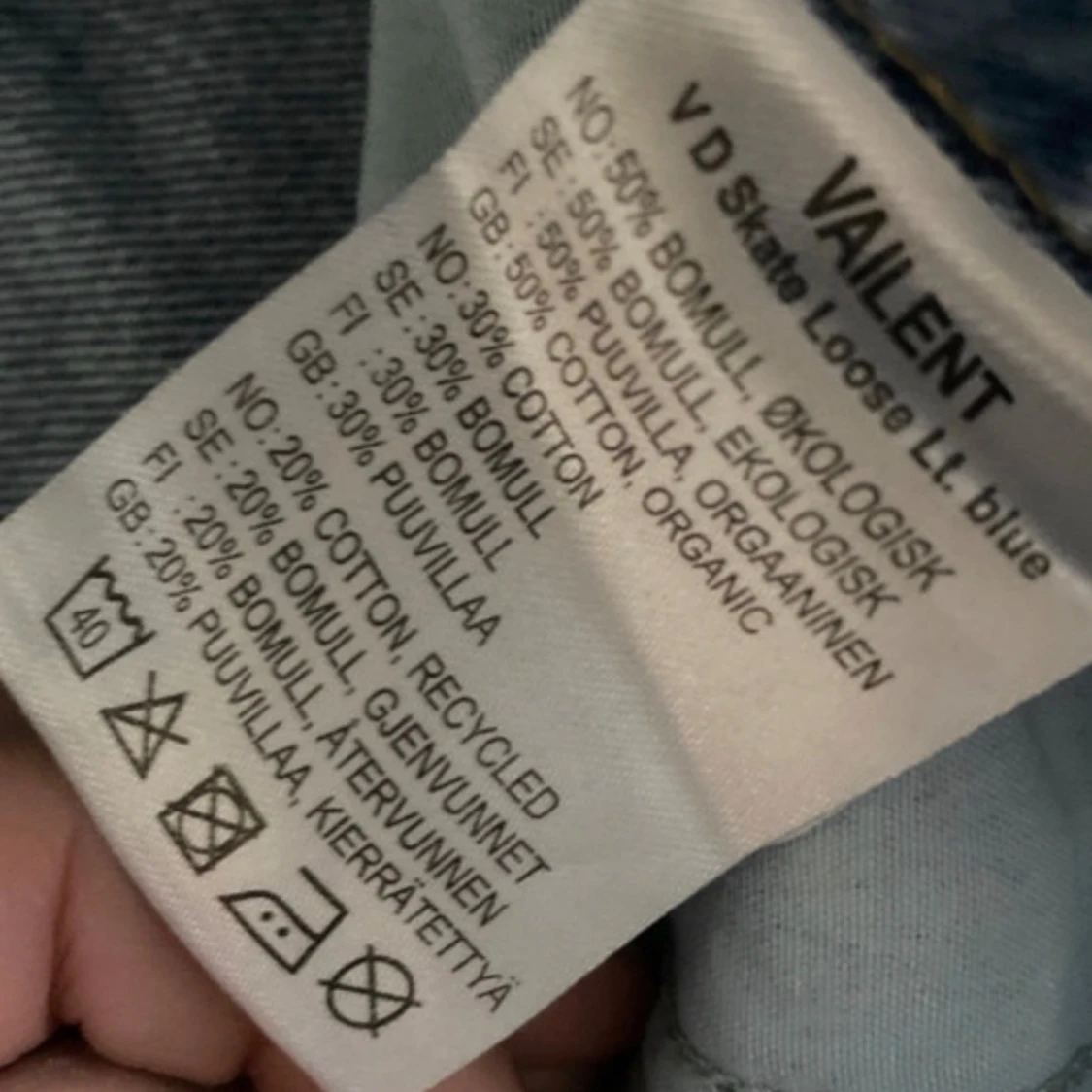 Blå jeansbyxor från Vailent - 1