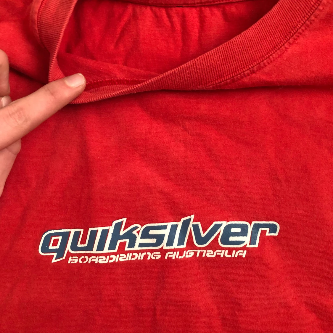 2000s quiksilver baggy tee - 1