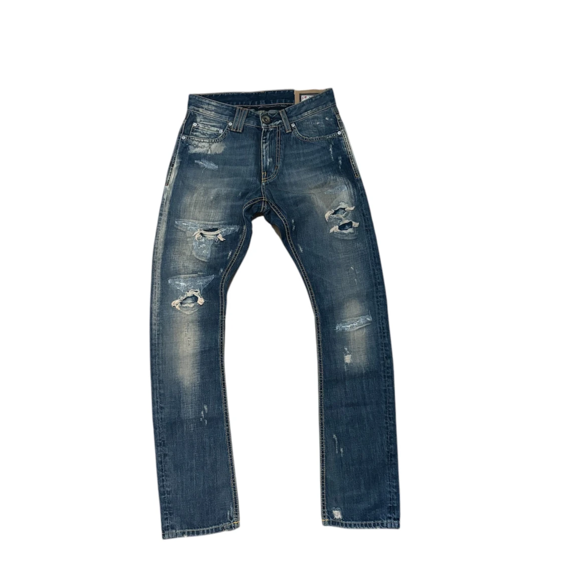 Blå slitna jeans från Reign