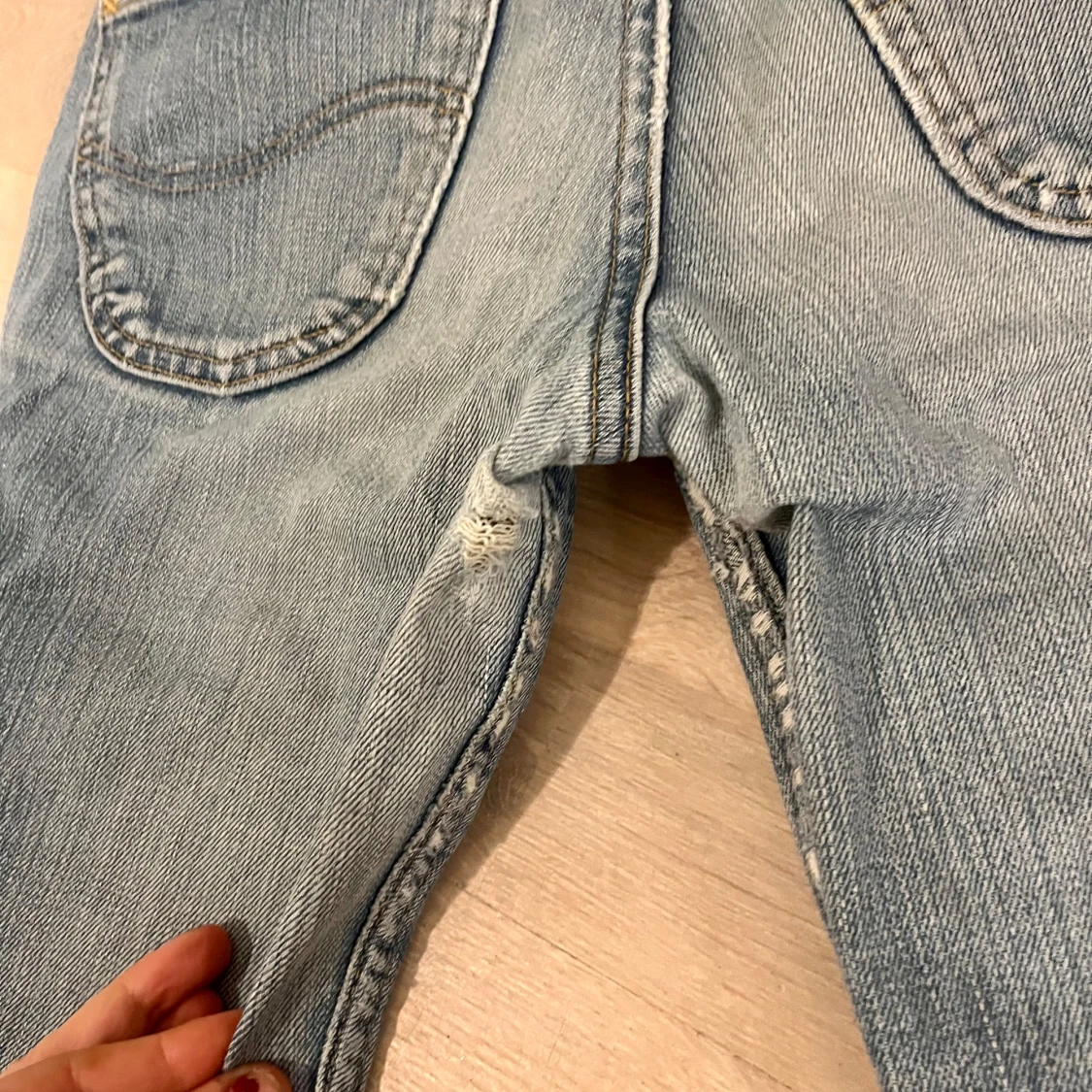 Lågmidjade bootcut jeans  - 4