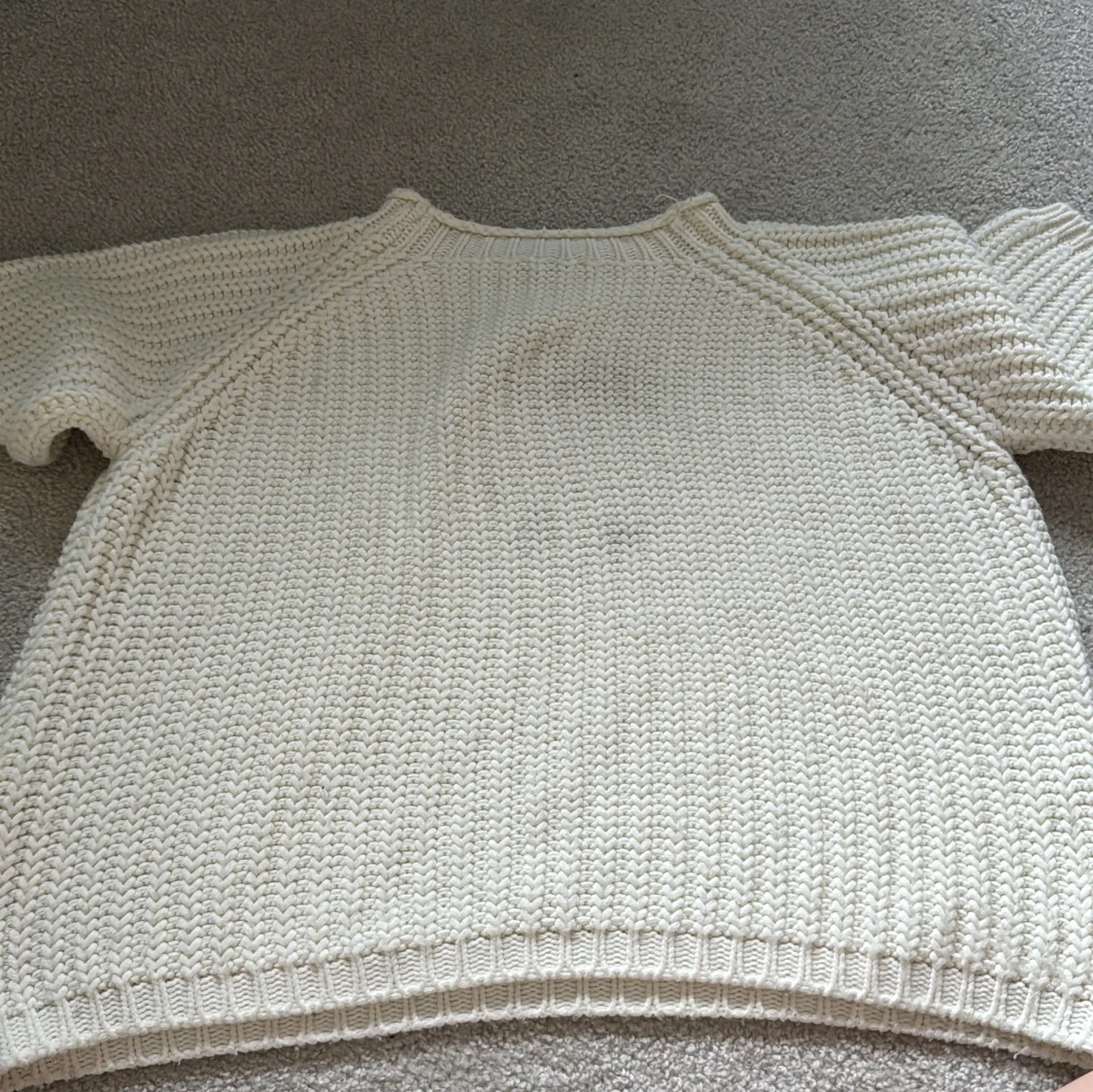 Vit stickad tröja från Ajlajk - 2