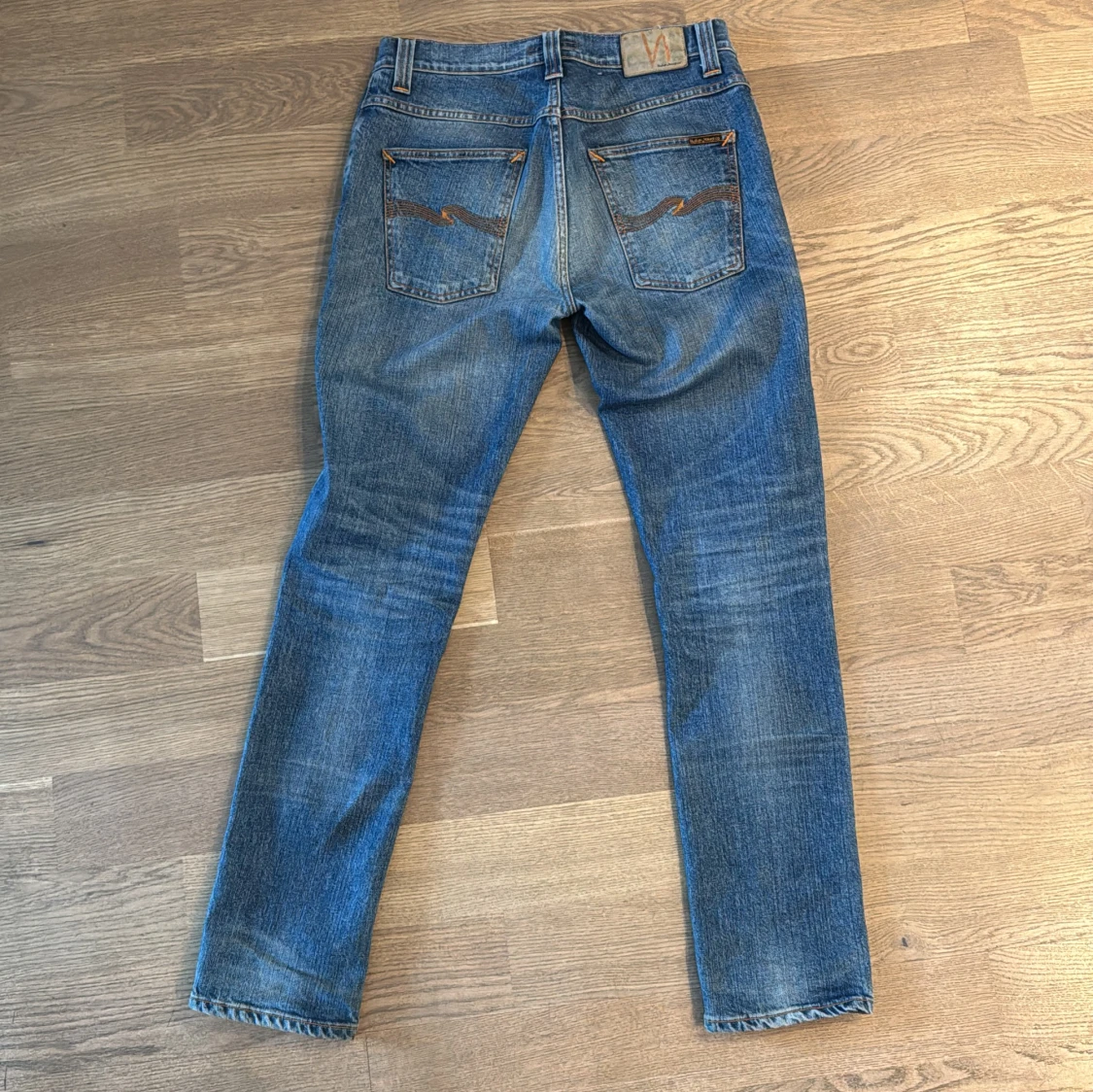 Blå jeansbyxor från Nudie Jeans, Grim Tim - 1