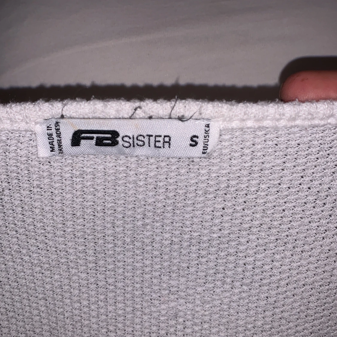 Vit ribbad kofta från new yorker - 3