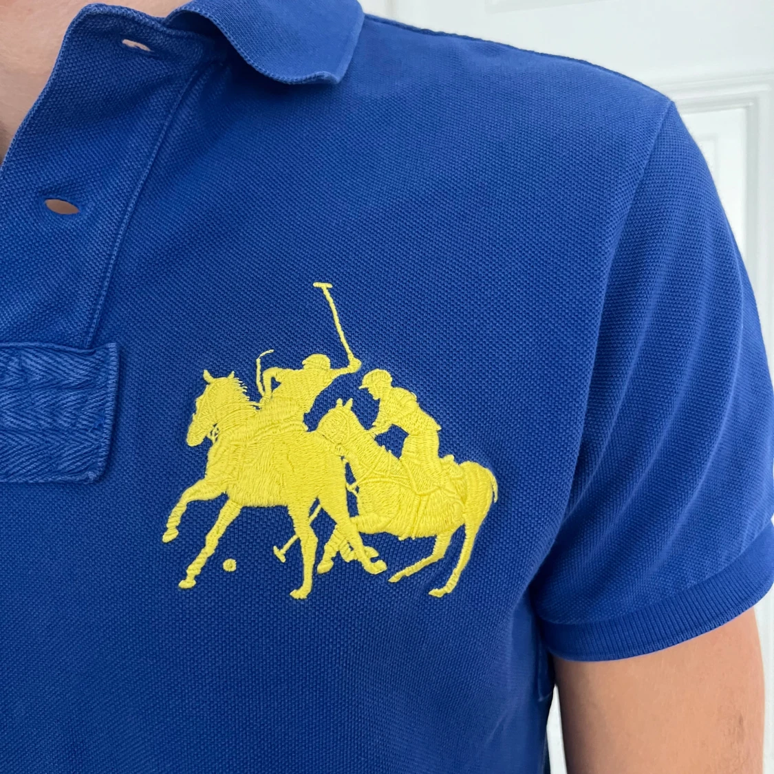 Blå pikétröja Polo Ralph Lauren S - 1