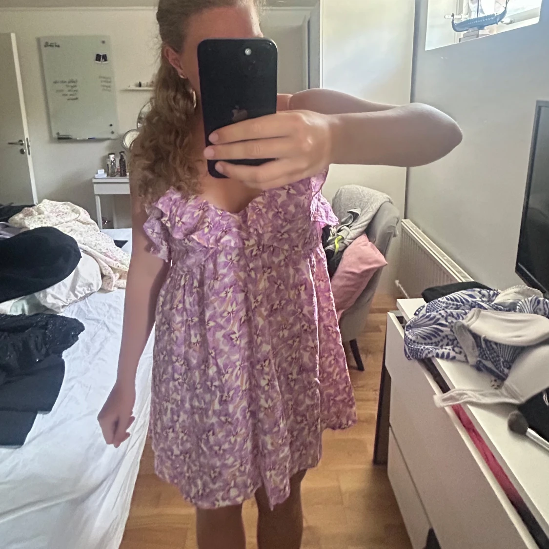 blommig klänning från H&M