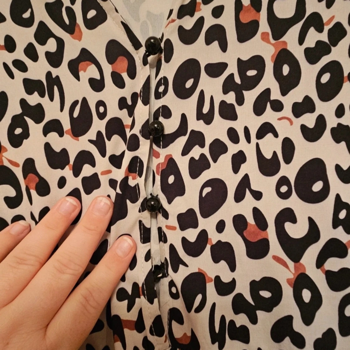 Leopardmönstrad långklänning Sheilay XL - 3