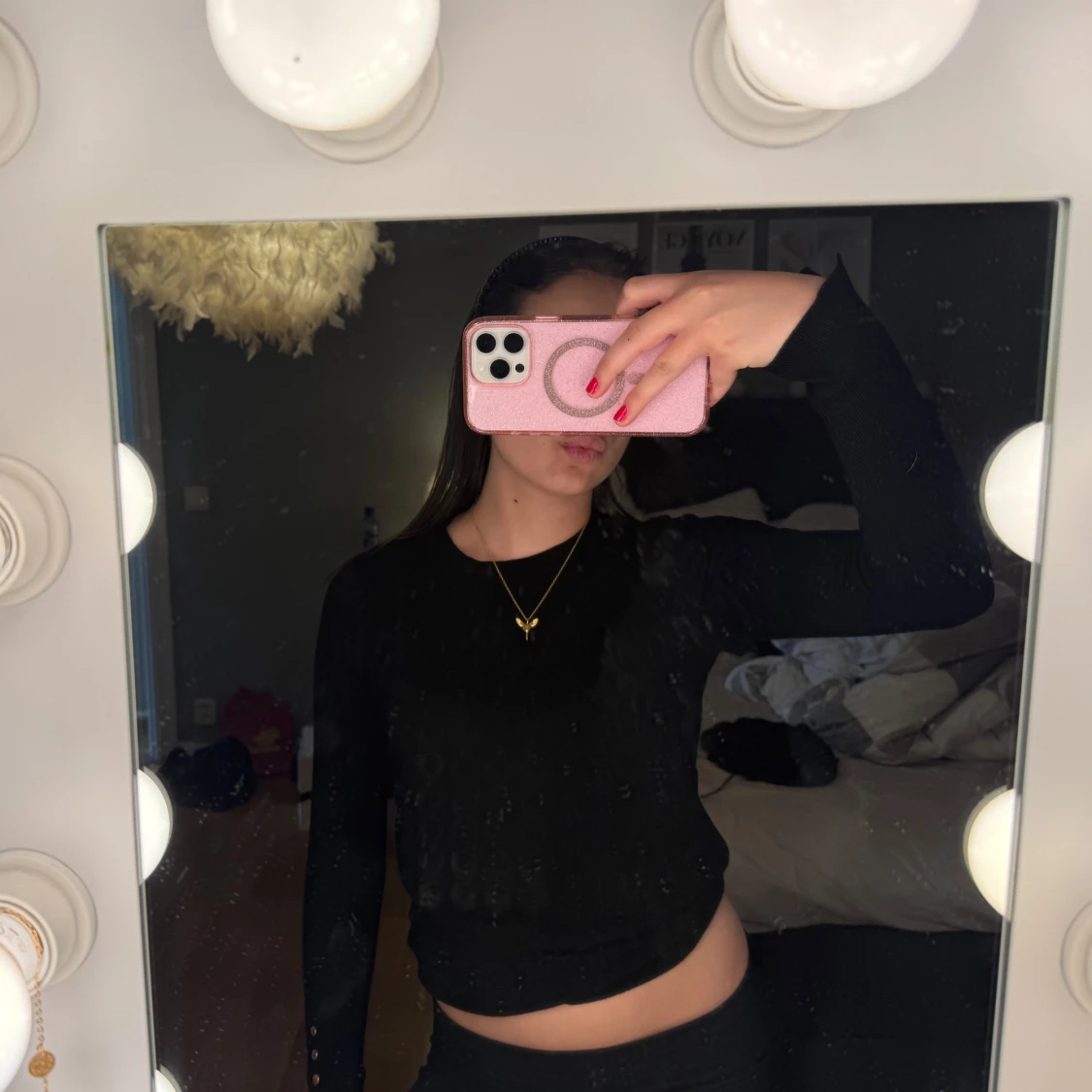 Svart långärmad tröja 