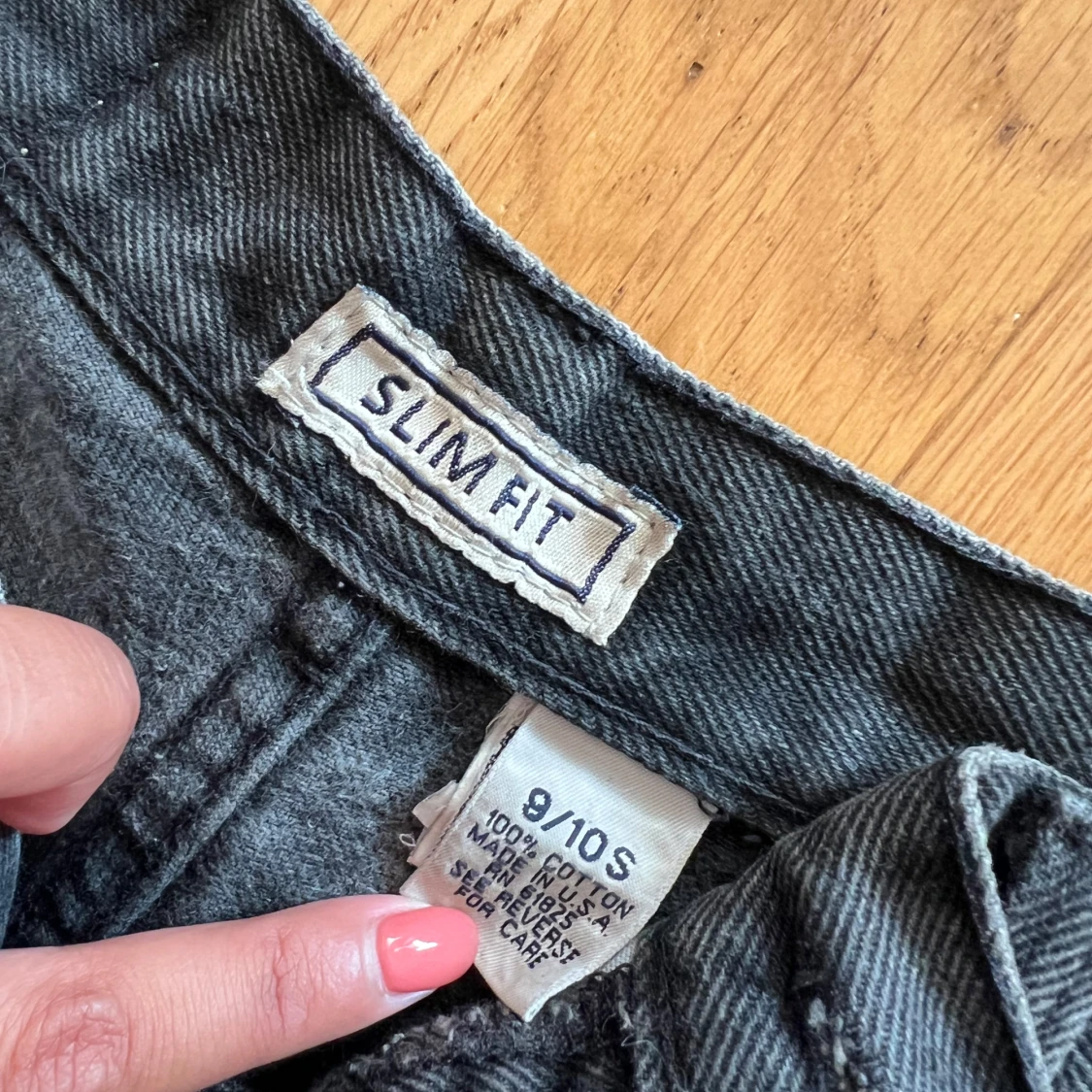 Svarta jeansshorts  - 2