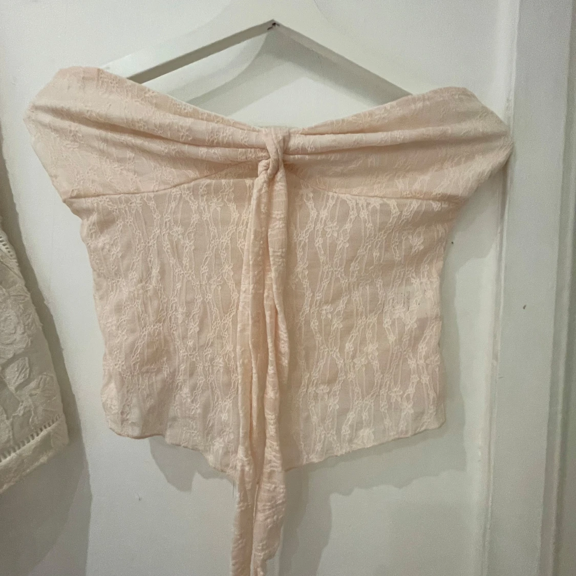 Ljusrosa spetsig topp - 2