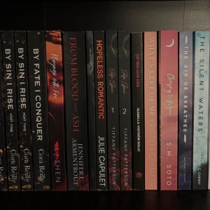 By Sin I Rise, By Fate I Conquer, From Blood and Ash, Hopeless Romantic, Love Me Like You Do, If I Let You Go, What's Left of Me, Chasing the Moon, The Air He Breathes, The Silent Waters - Priset varierar beroende på bok och dess kvalitet🌸