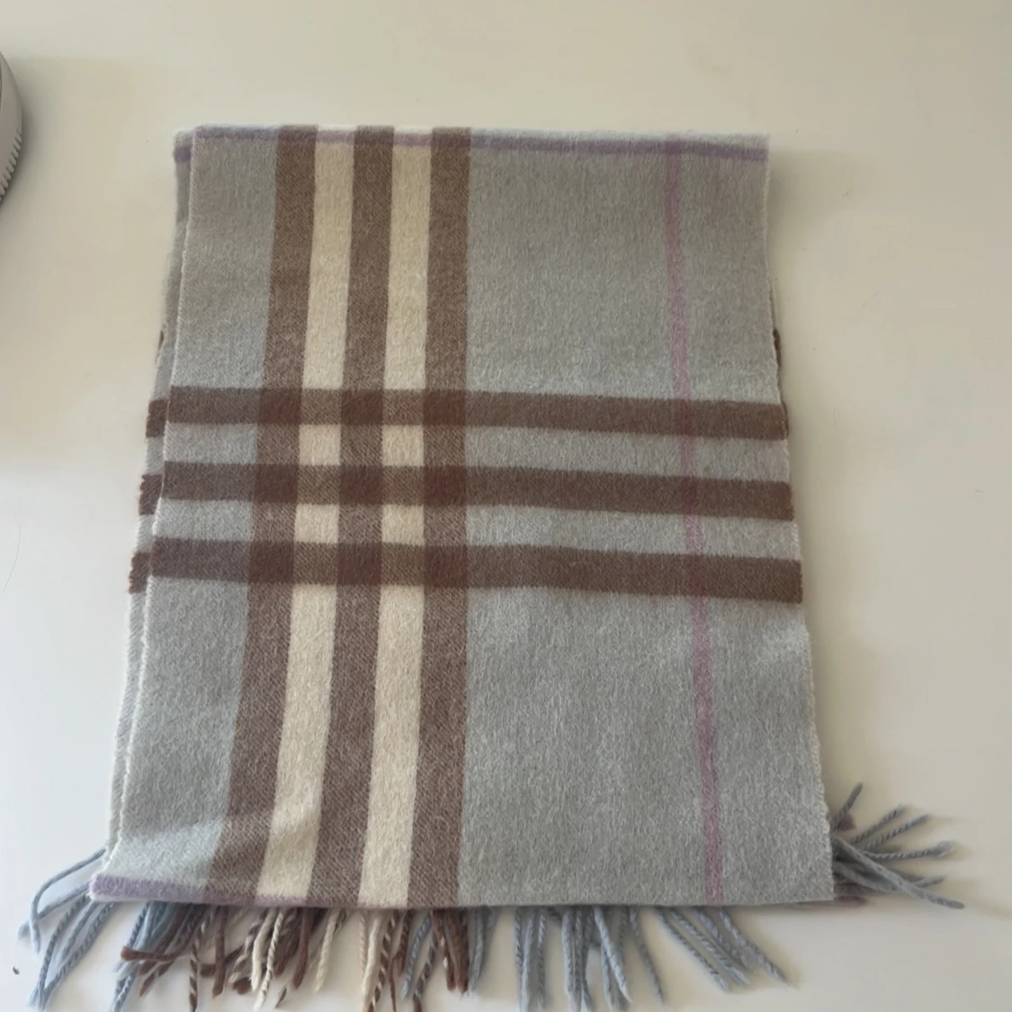 Rutig halsduk från Burberry i kashmir - 1