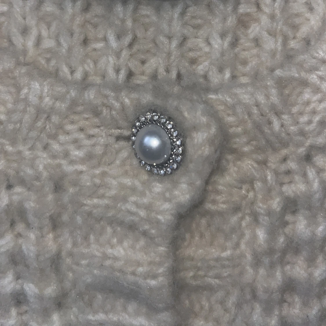 Beige stickad kofta  från Zara - 2