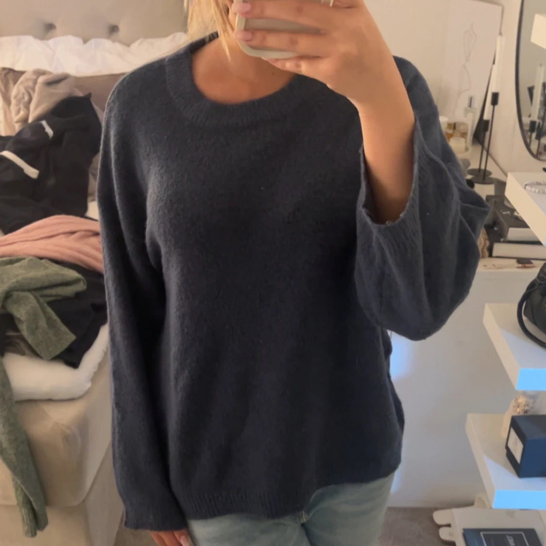 stickad tröja  - 1
