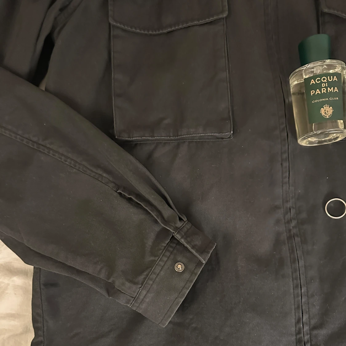 Mörkblå overshirt från A Day's March - 2