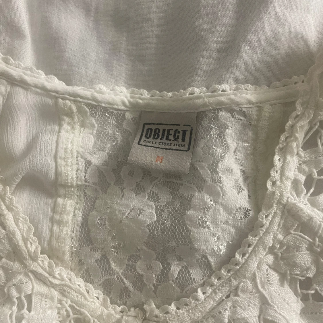 Vit spetsblus från Object - 2