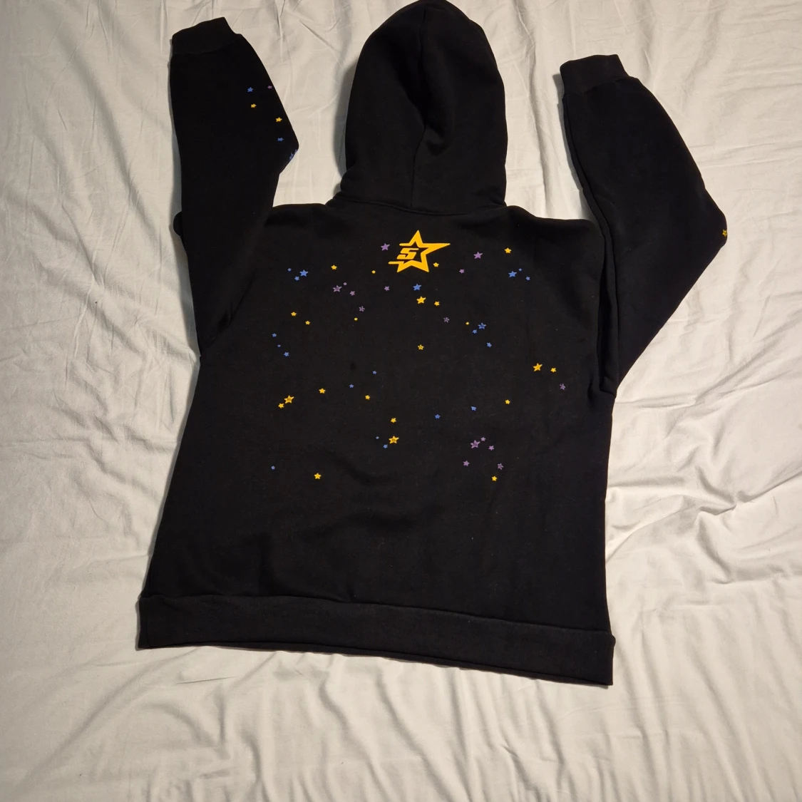 Svart spider hoodie  - 1