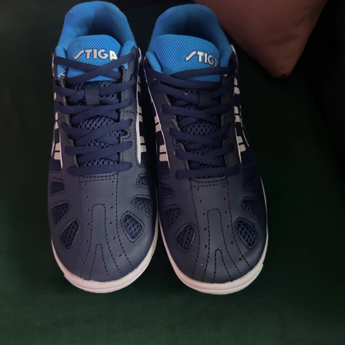 Blå pingis/badminton skor från Stiga - 1