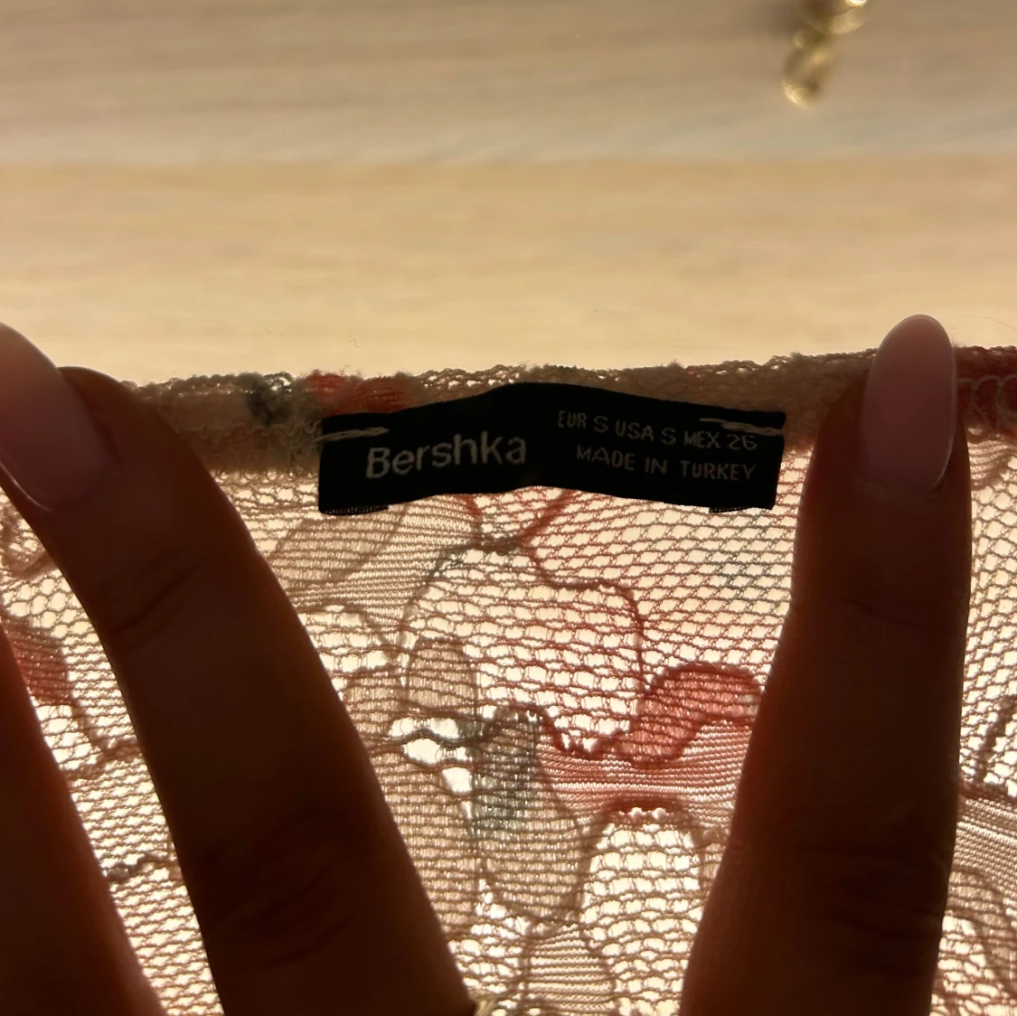 Blommig spetskorsett från Bershka - 1