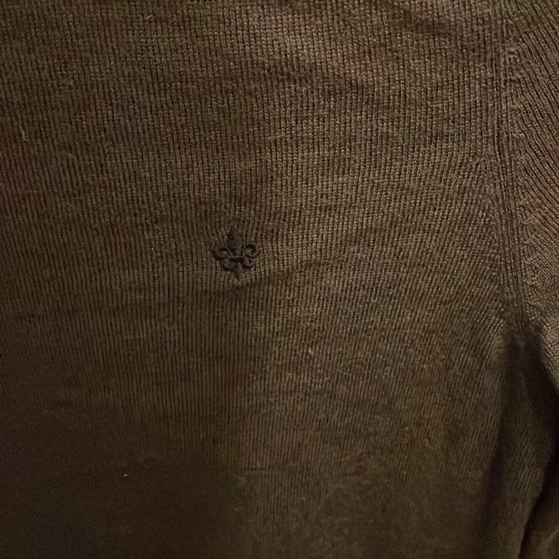 Brun tröja i merinoull från Morris - 1