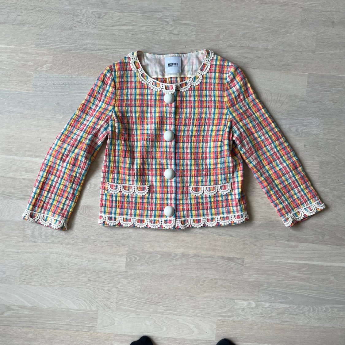 Rutig jacka från Moschino Cheap and Chic