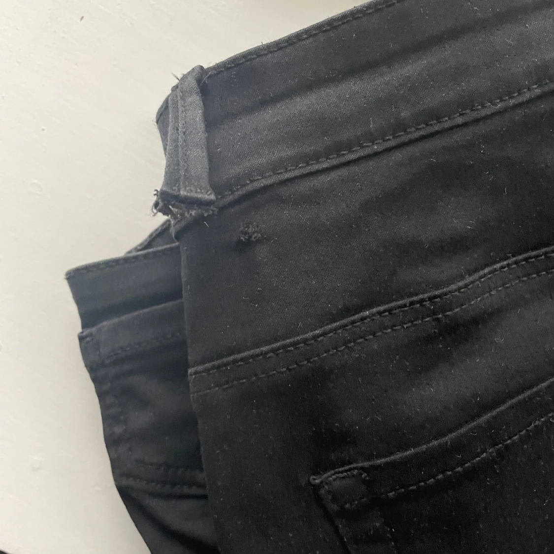 Svarta bootcut byxor från ONLY - 4